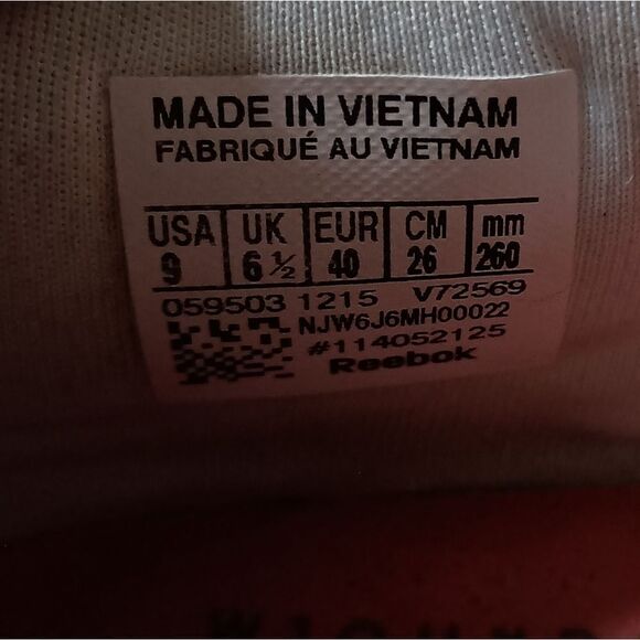 Reebok Classics Women's Rare LX 8500 Sneakers FACE X Stockholm Size 9 PRE-OWNED - Picture 5 of 6